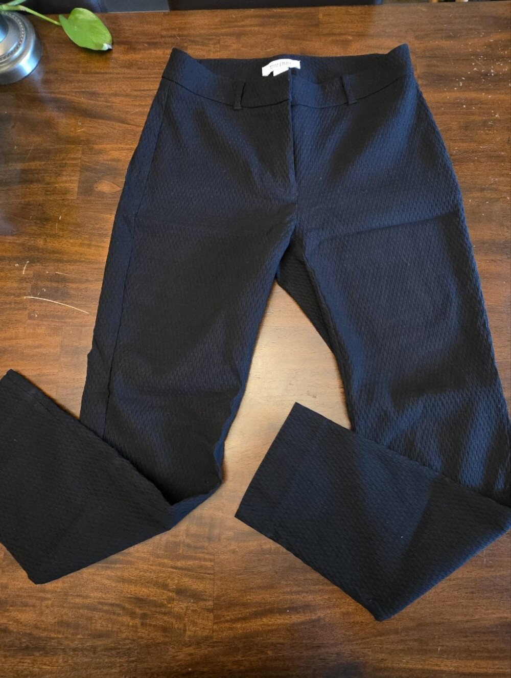 White House Black Market Black Straight Leg Dress Pants Trousers - Size 4